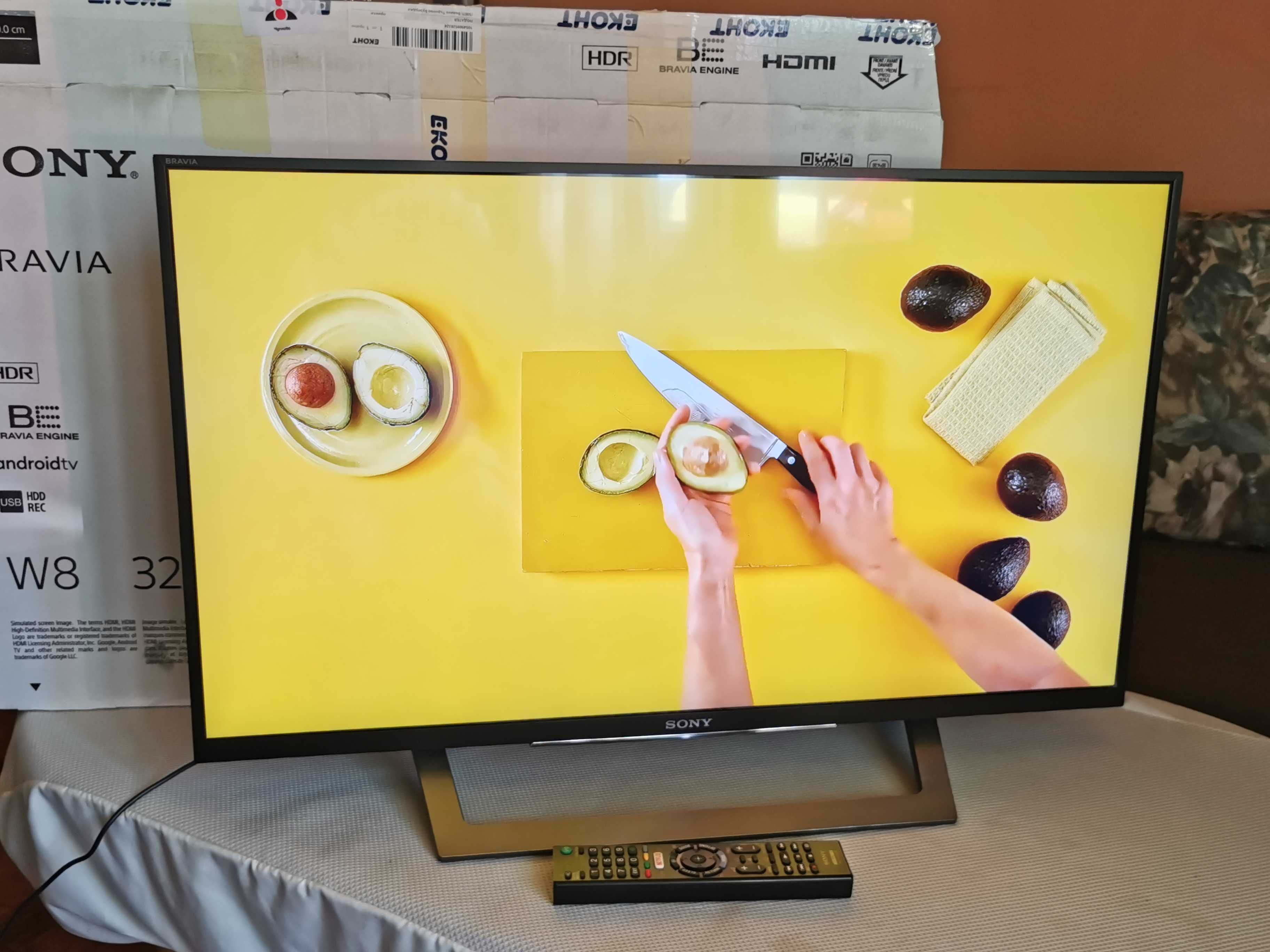 Телевизор Sony Bravia 32" (81cm) Smart Led Full HD 1920 x 1080  pixels