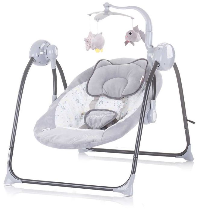 Бебешка люлка Chipolino - Гуш-Гуш, сива