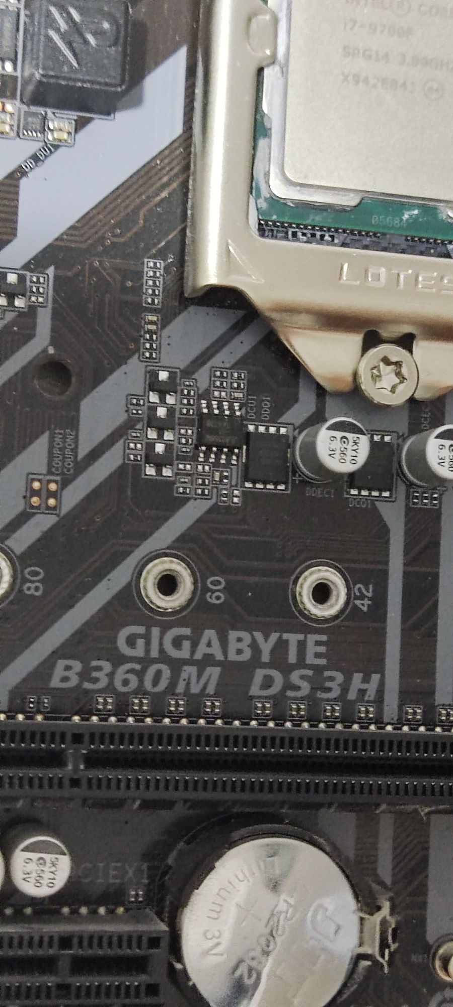 intel i7 9700f,b360m,16 gb ddr4
