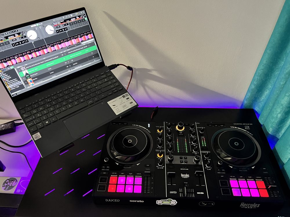 Suport Placa DJ cu stativ NOU reglabil X + Banda Led Wifi