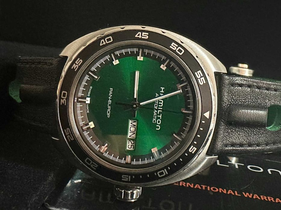 Ceas automatic Hamilton Pan Europ impecabil