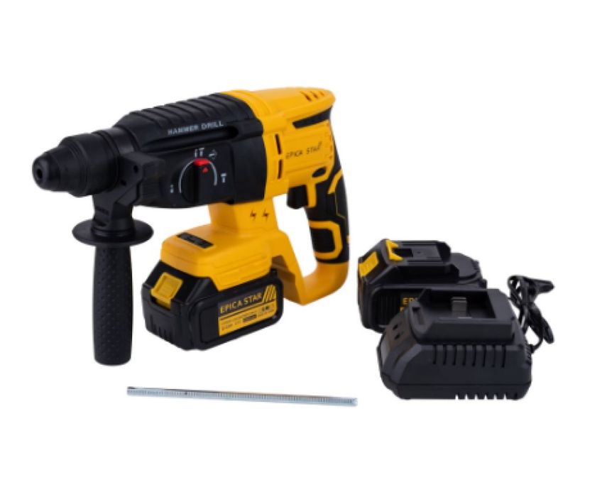 #Акумулаторен #безчетков #литиево-йонен #перфоратор, с 2 батерии, 36V