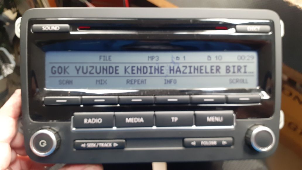 Vw Rcd310 mp3 radio