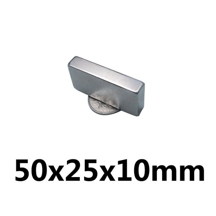 50x25x10mm МАГНИТ-40кг. неодимов N52, Neodymium magnet NdFeB magnit