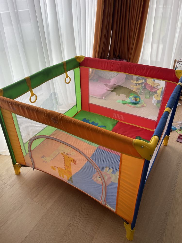 Tarc de joaca pentru bebelusi si copii Juju Discovery, 100x100 cm