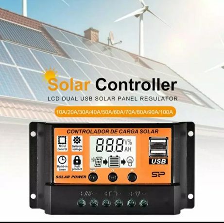 Regulator mppt incarcare 30 60a 100a controller panou fotovoltaic sola
