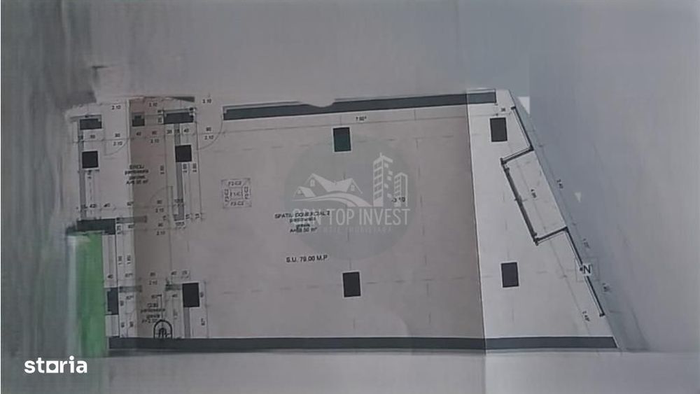 Spatiu comercial 94mp parcare zona Turnisor