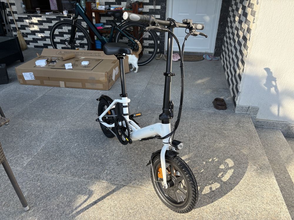vind bicicleta pliabila Fiido D3 Pro electrica cu acceleratie