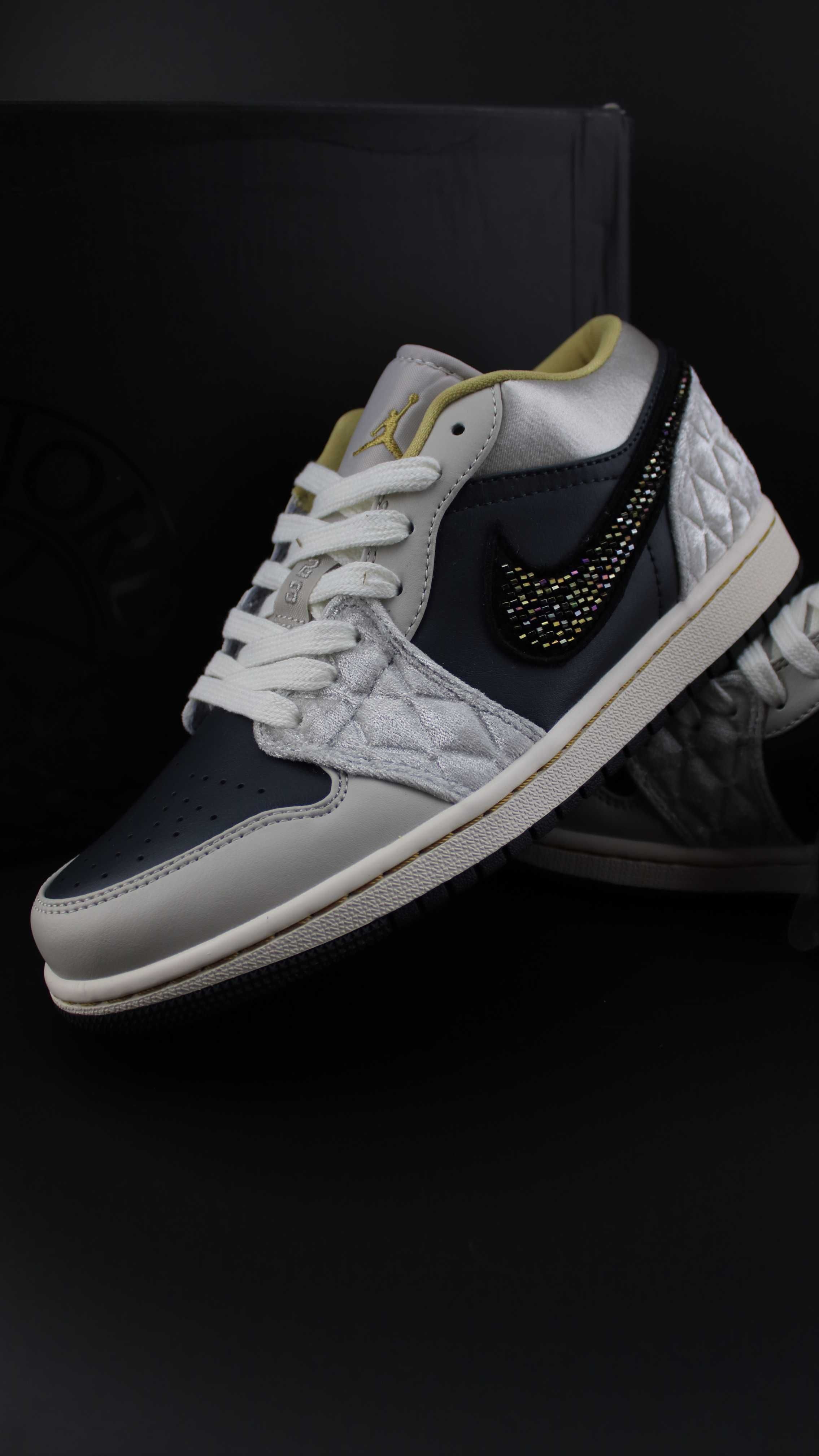 Air Jordan 1 Low SE 'Beaded Swoosh' + CADOU