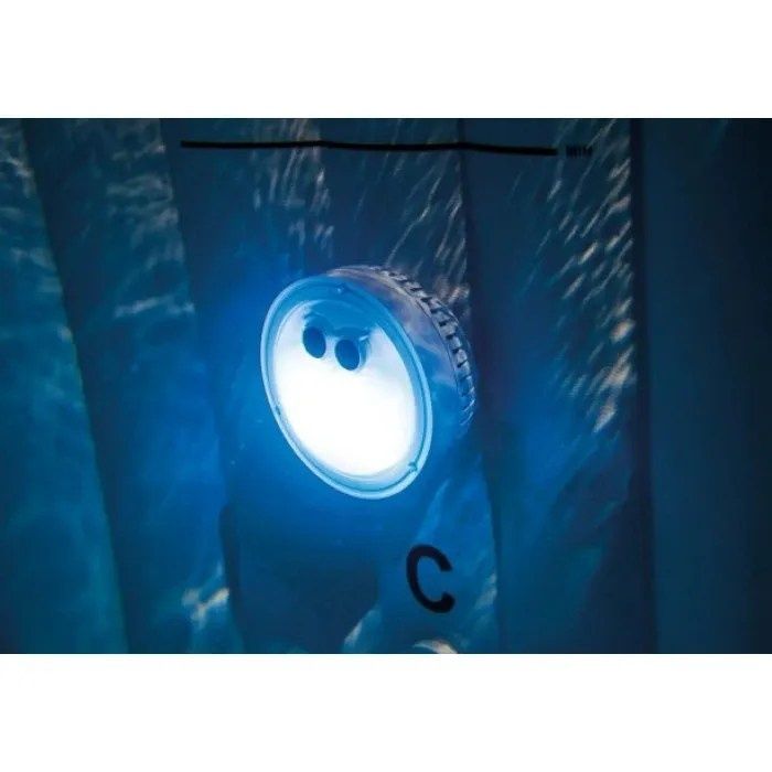 LED Лампа Intex, Многоцветна, диаметър 16.5 см, пластмаса, 5 цвята