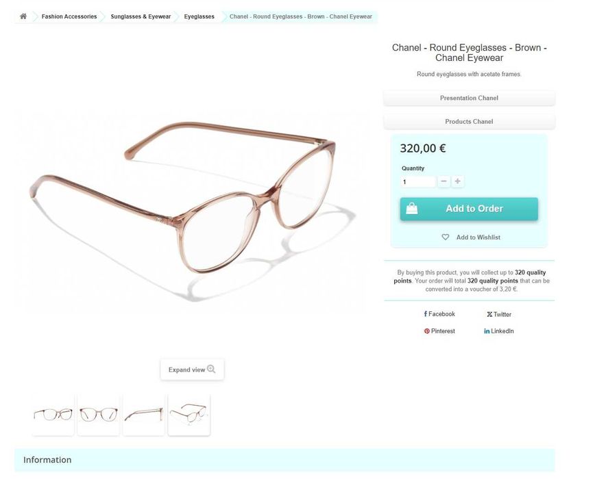 CHANEL rame ochelari optice + TOC Originale Impecabile COD: 3282