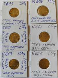 Златни монети, CEDID MAHMUDYE ALTIN , султан Махмуд II, 830/1000 (20 к