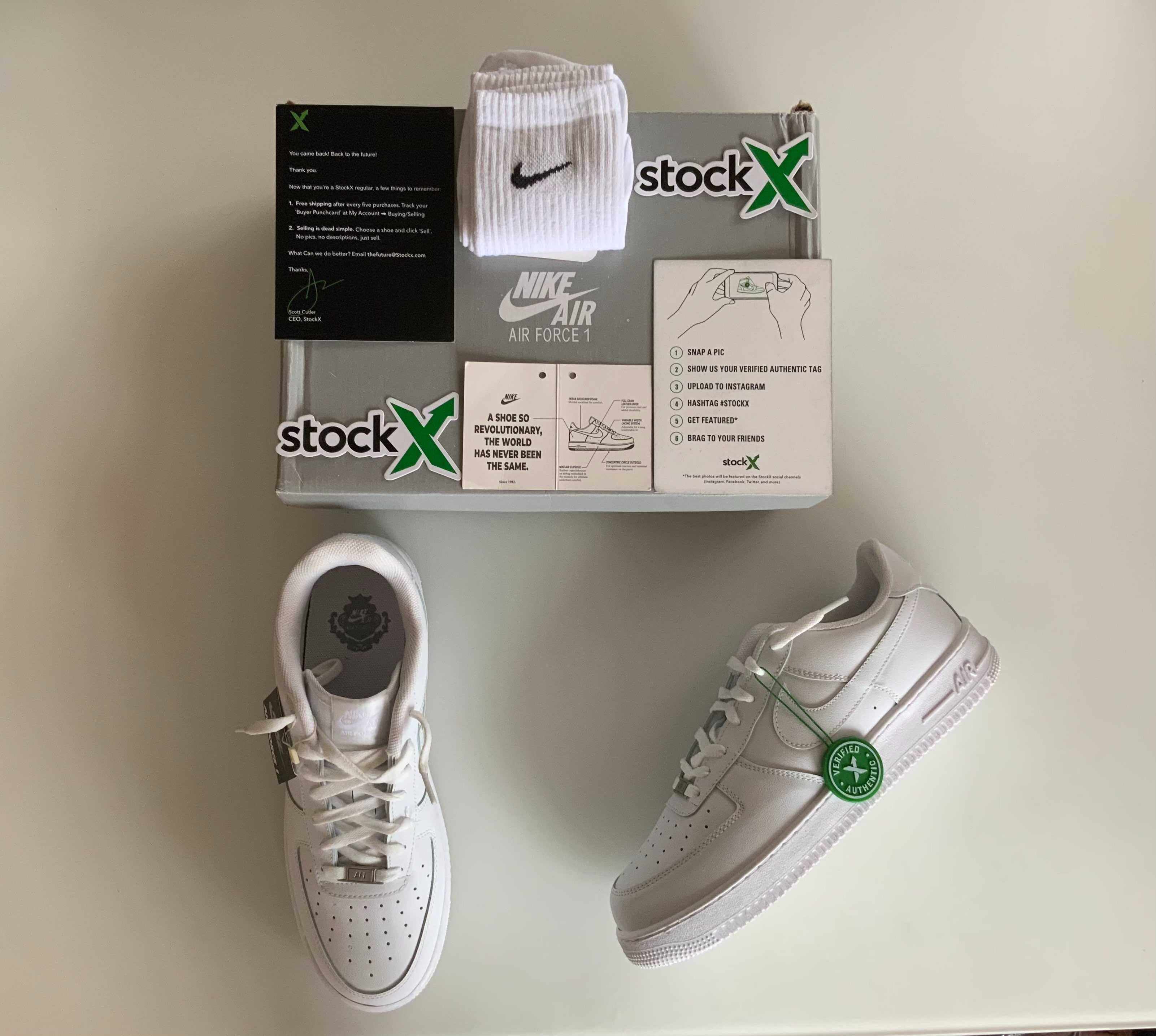 Nike Air Force 1 full white (бяло) (от 36 до 46 номер)