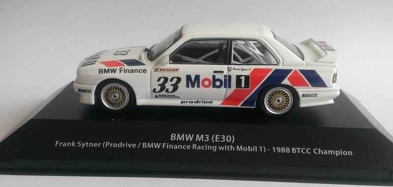 Macheta BMW M3 (E30 Ursulet) Sytner campion BTCC 1988 - Atlas 1/43
