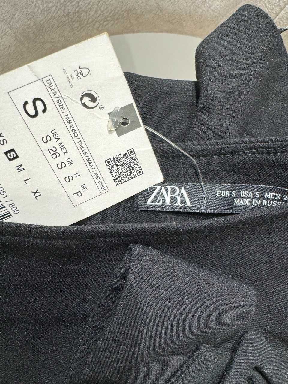 Платье чёрное ZARA