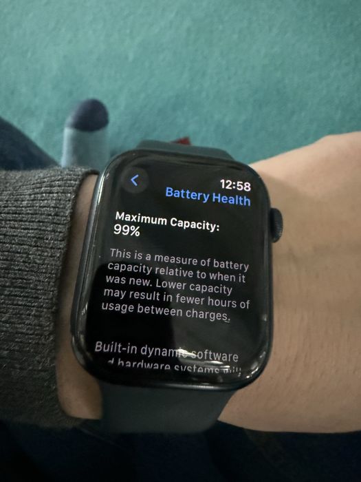 Apple watch 9s, 45 mm, black в идеале