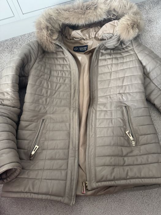 Geaca piele femei iarna