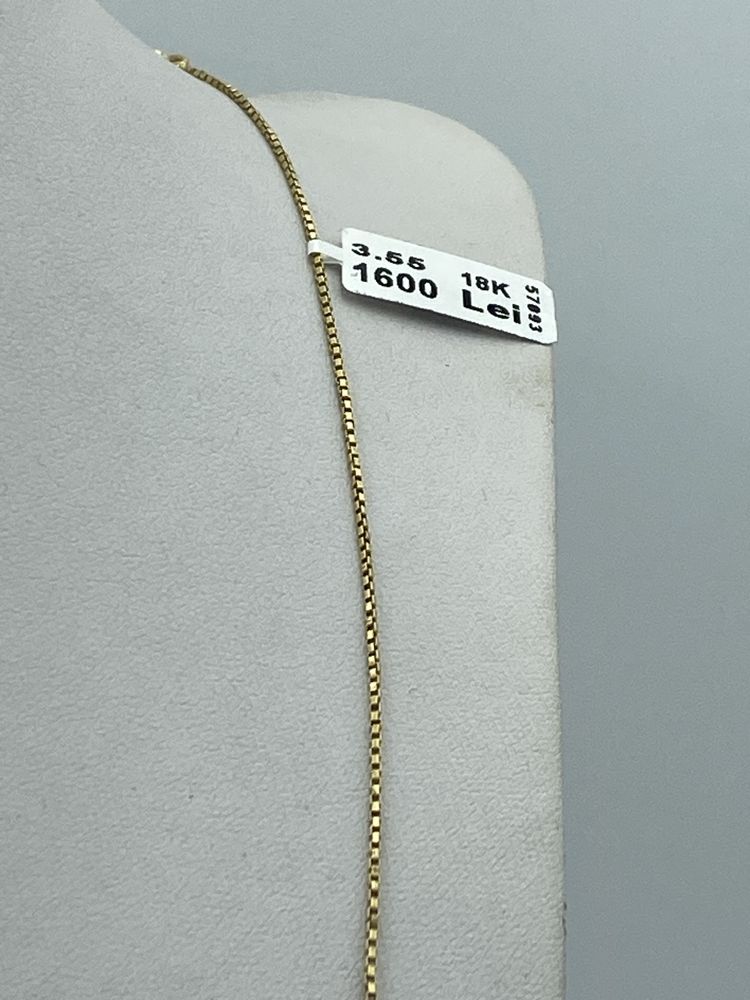 Lant si pandant 18k pandant 0.50g lantul 3.55g 55 cm  #22320 #18583