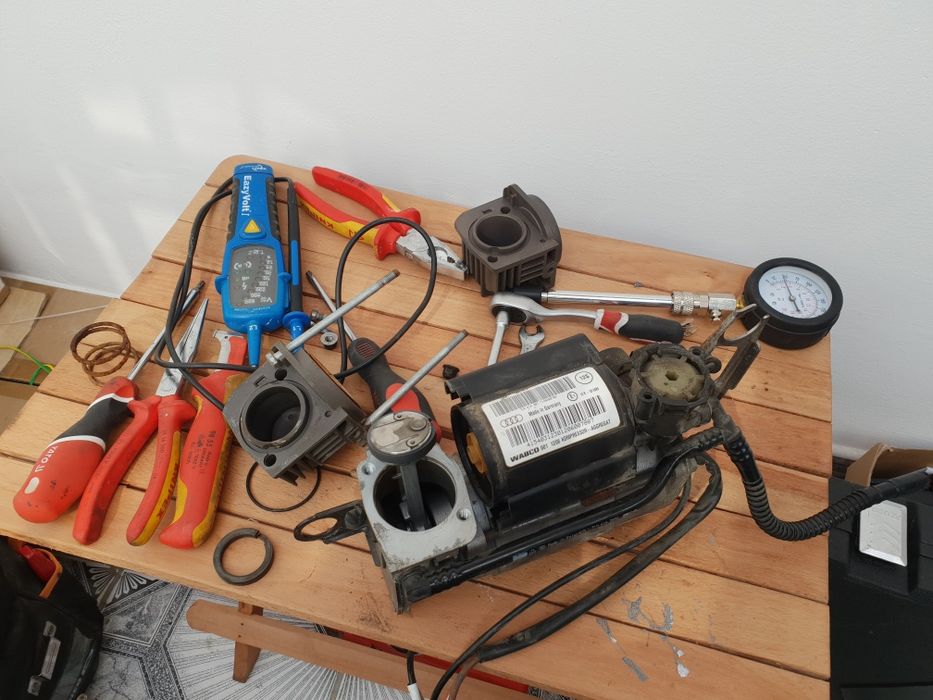 Reparatie reparare reconditionare compresor suspensie perne aer Wabco