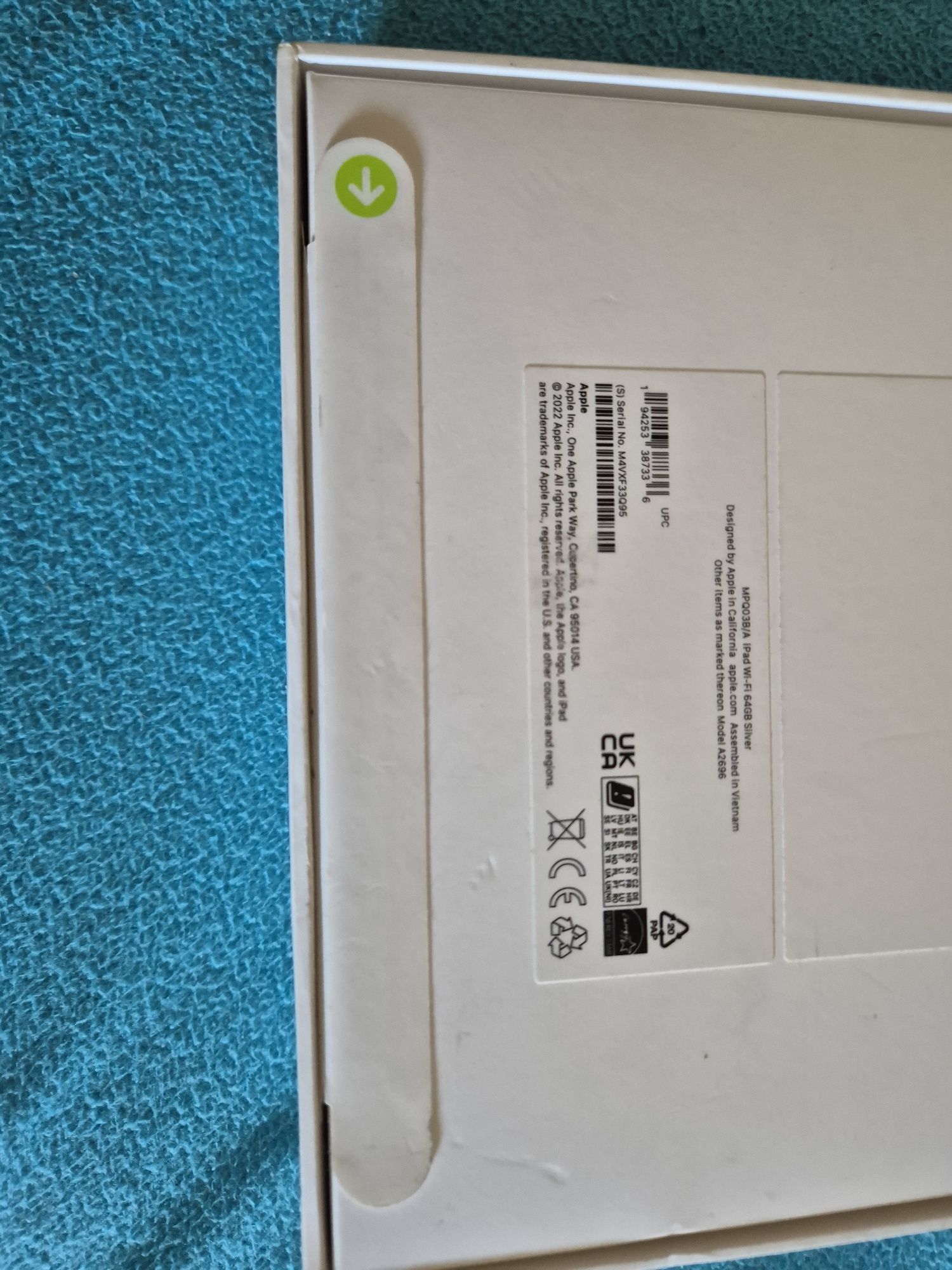 iPad 10th 64GB Silver