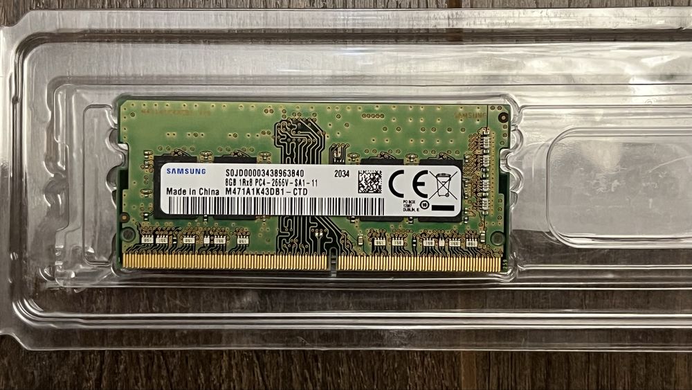 Оперативная память Samsung DDR4 8Gb 2666 MHz для ноутбука