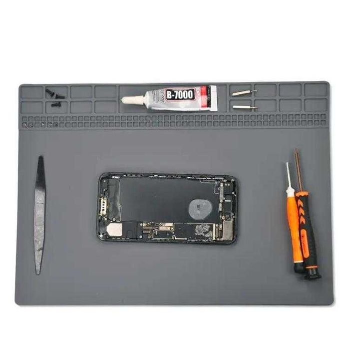 Силиконова антистатична,подложка TE-610 / 350*250mm / Сив