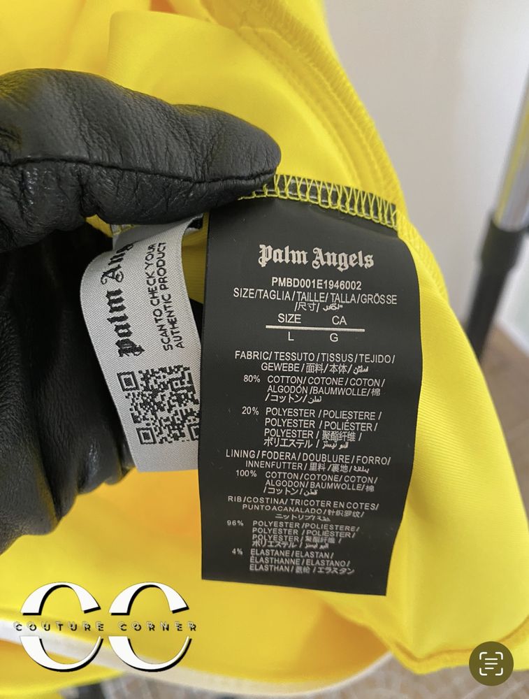 Bluza Palm Angels Yellow Track Jacket • Calitate TOP • Cod QR