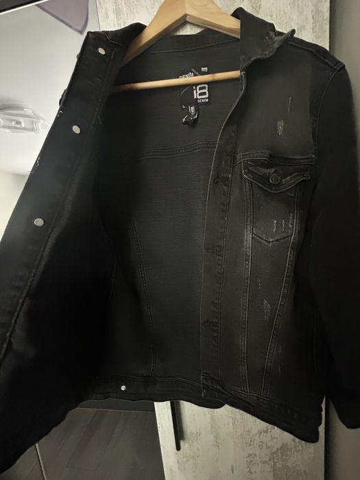 Черно дънково яке