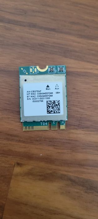 WIFI Card Laptop Realtek AW-CB375NF