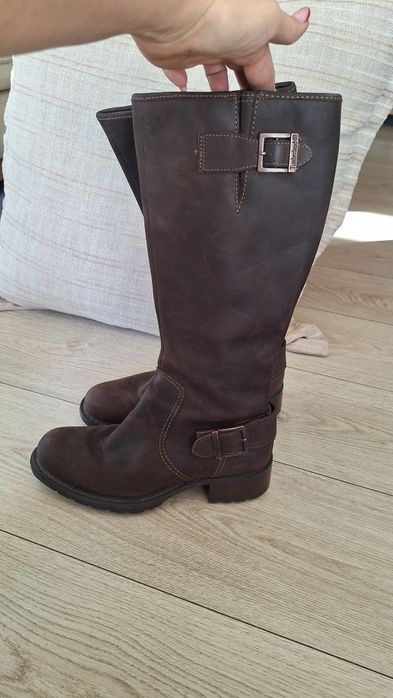 Ботуши естествена кожа Timberland 37 и 38 номер .