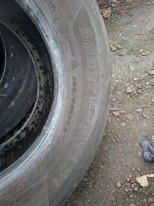Vand 2 anvelope 385 55 22.5 hankook direcție bune