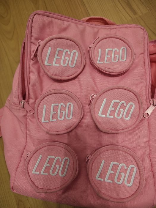 Rucsac Lego roz pentru fete