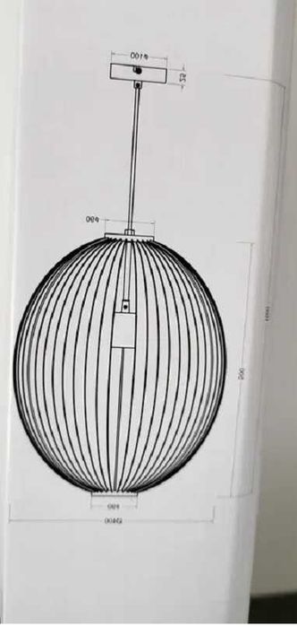 Lampă suspendată "Aurora"