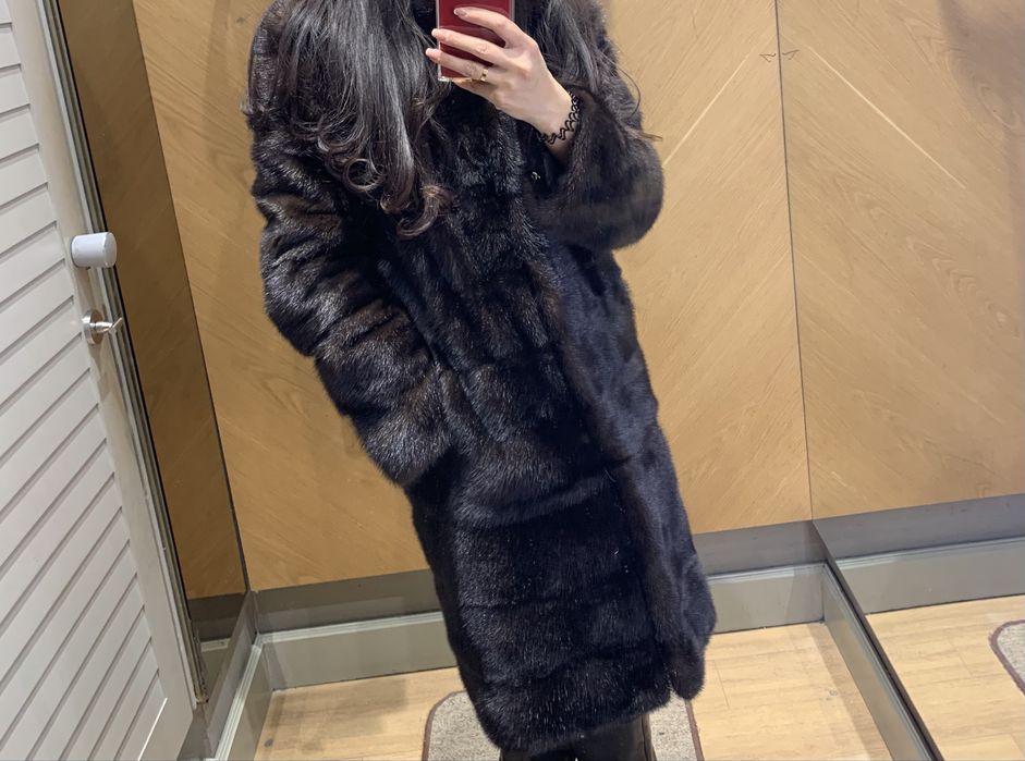 продам норковую шубу размер s/m