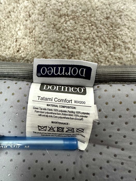 Topper saltea Dormeo Tatami Comfort, 90 x 200 cm, Redus 50%