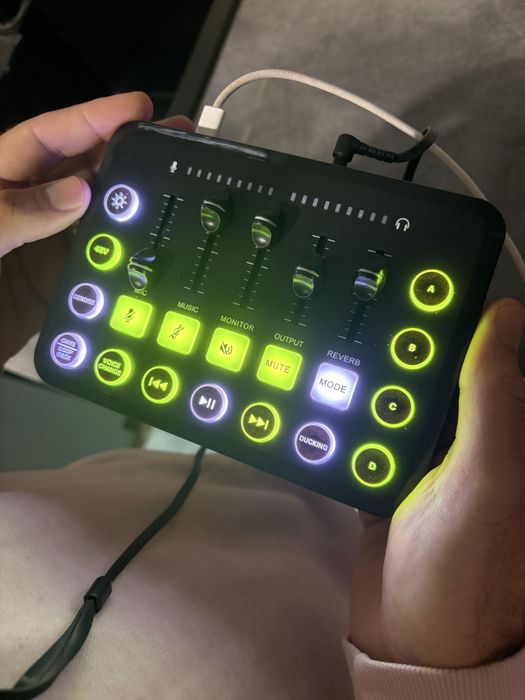 Placa de sunet Mixer audio Studio live profes, cu 5 canale, Bluetooth