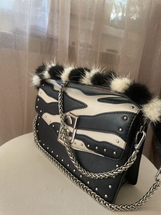 Чанта Zebra print crossbody bag Liu Jo