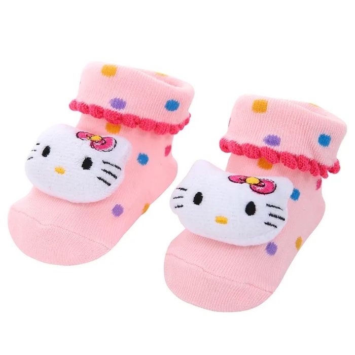 Разпродажба! Топли бебешки чорапи с 3D картинки