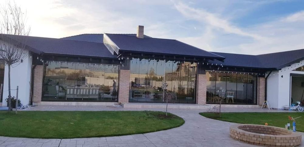 Inchidere terasa sticla glisanta securizata 24 rate fara dobanda