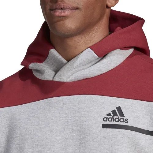 Adidas Z.N.E FZ GREY/LEGRED мъжки суичър