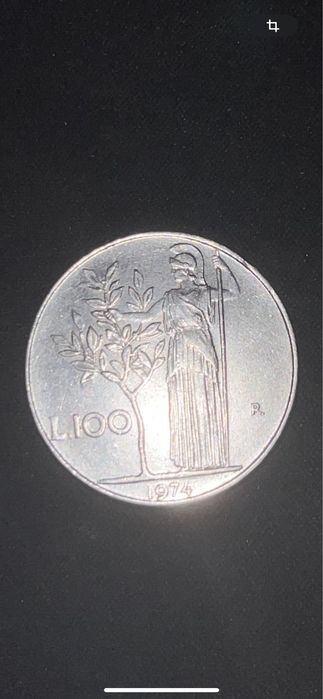 Moneda de colectie 1974 Republica Italiană an 1974