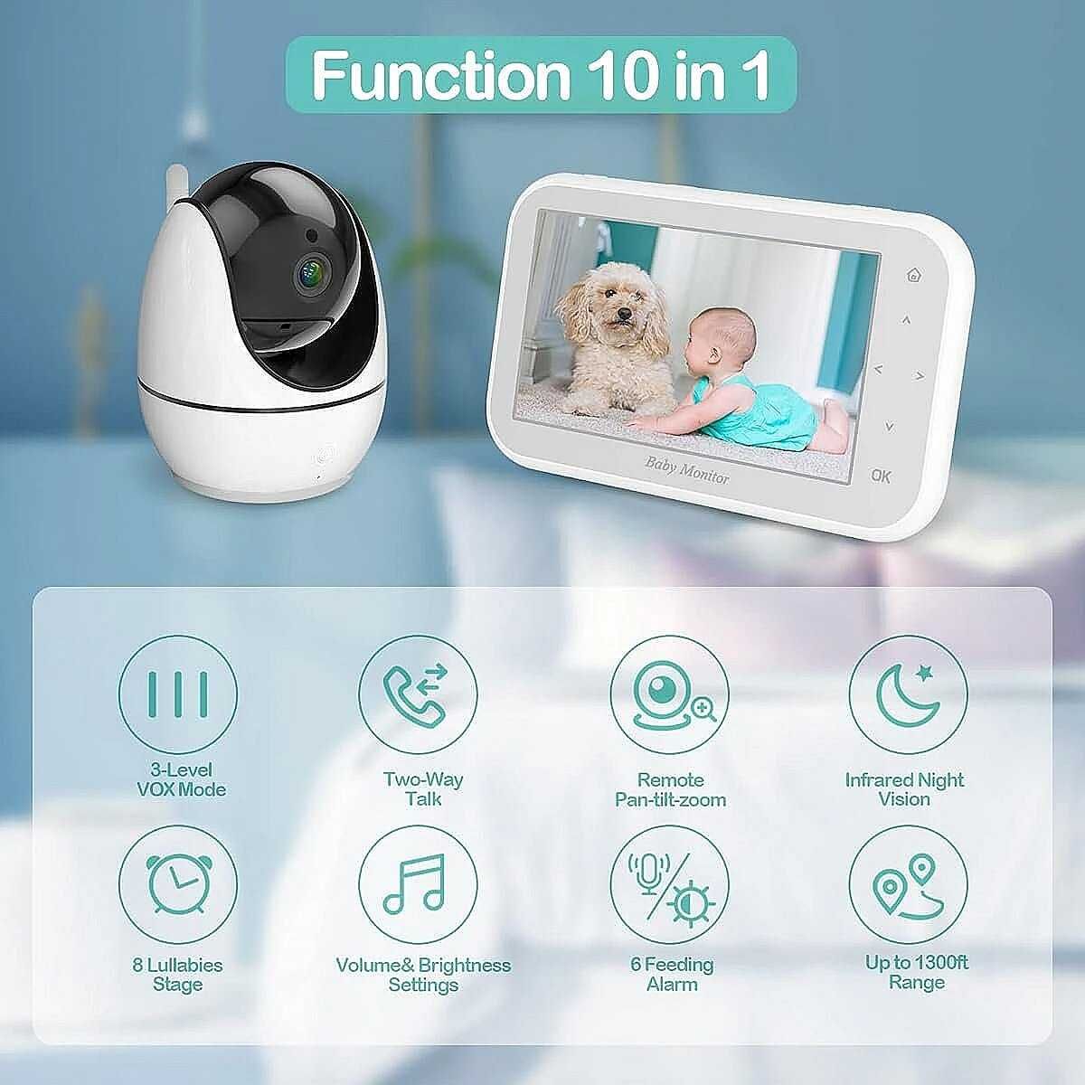 Baby Monitor si Camera Audio-Video Wireless Pt Supraveghere Bebe,Vox