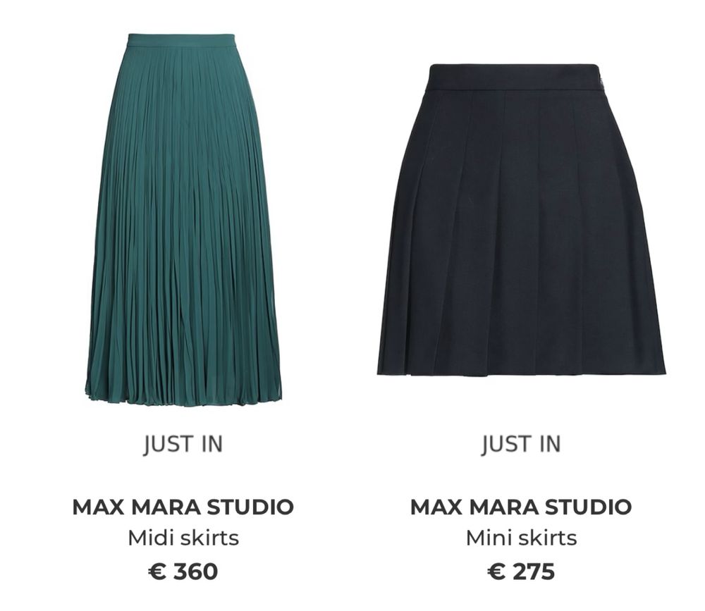 Лукс ленена пола MaxMara studio оригинал