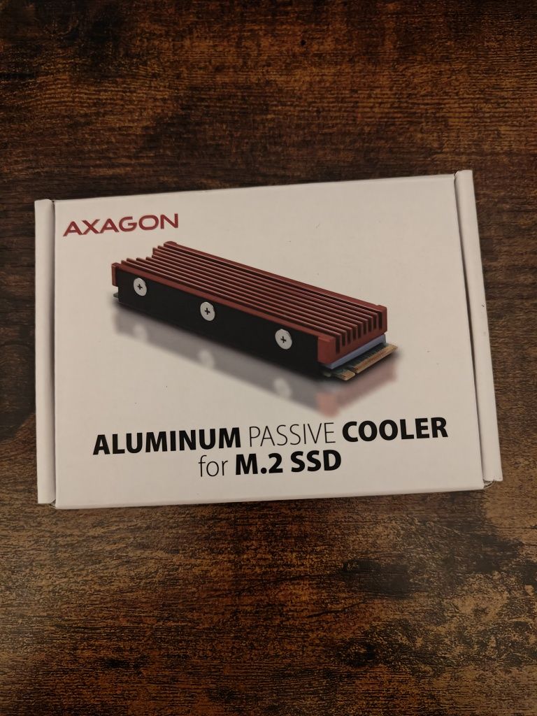 Cooler pasiv M.2 SSD Axagon CLR-M2, Aluminiu, Compatibil M.2 2280