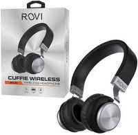 Безжични WIRELESS стерео слушалки ROVI STEREO RH02BLK с микрофон