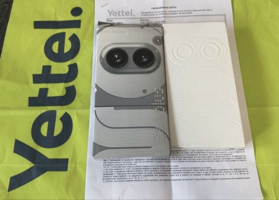 КАТО НОВ 256GB Nothing Phone 2A Plus 5G Гаранция Yettel 2028 Grey