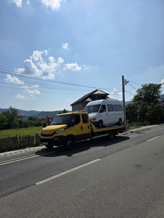 Tractari auto Titu Lunguletu Platforma auto Transport utilaje agricole