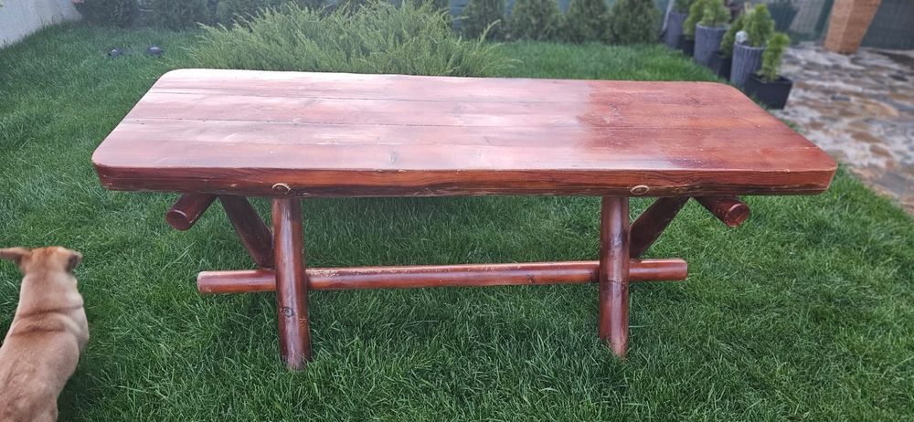 Mobilier gradina din lemn masiv