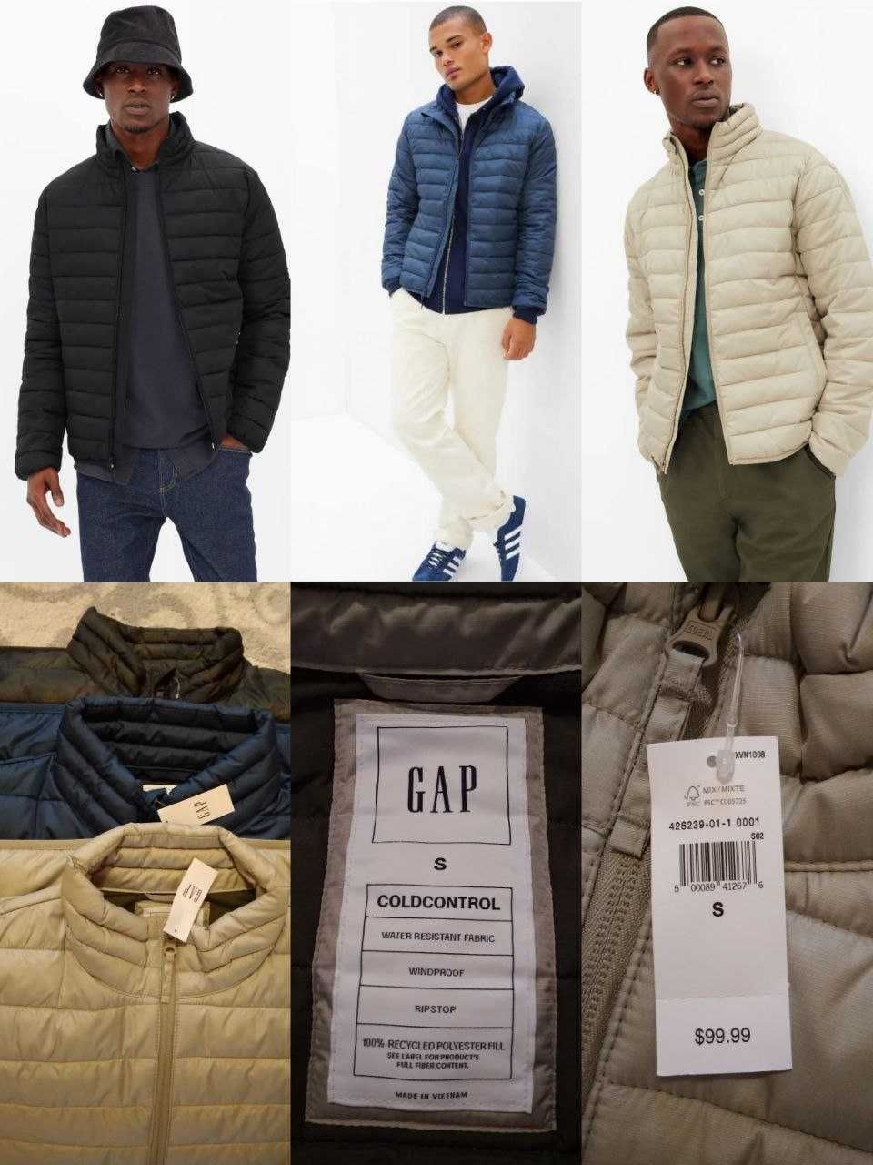 Распродажа! GAP США пуховик куртки от S до XXL (44,48-52,54-56,58,60)