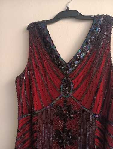 Дамски костюм в стил Гетсби, официална рокля